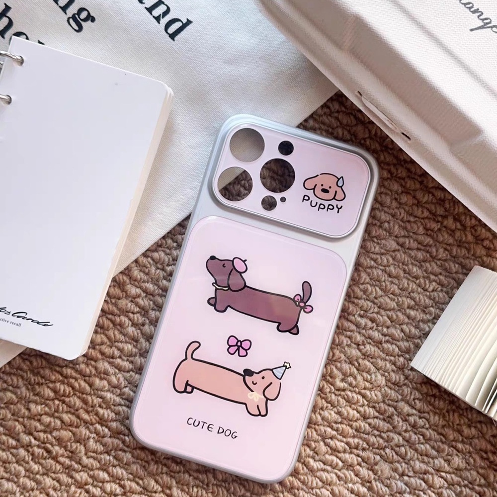 Pink Cute Dog Phone Case for Cell Phones